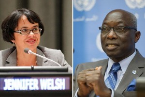 UN pecial Advisers  Adama Dieng- Jennifer Welsh
