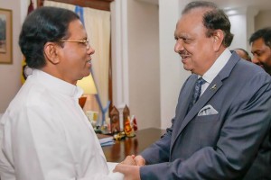 pak- sri lanka presidents