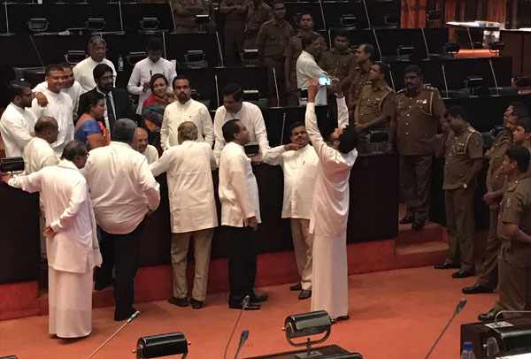 police- in parliament