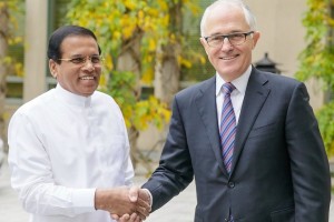 maithripala- Malcolm Turnbull (1)