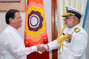 Vice Admiral Sirimevan Ranasinghe- Maithripala Sirisena